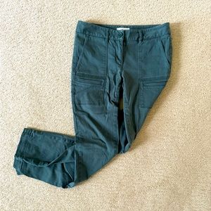 Loft Sateen Cargo Skinny Pants